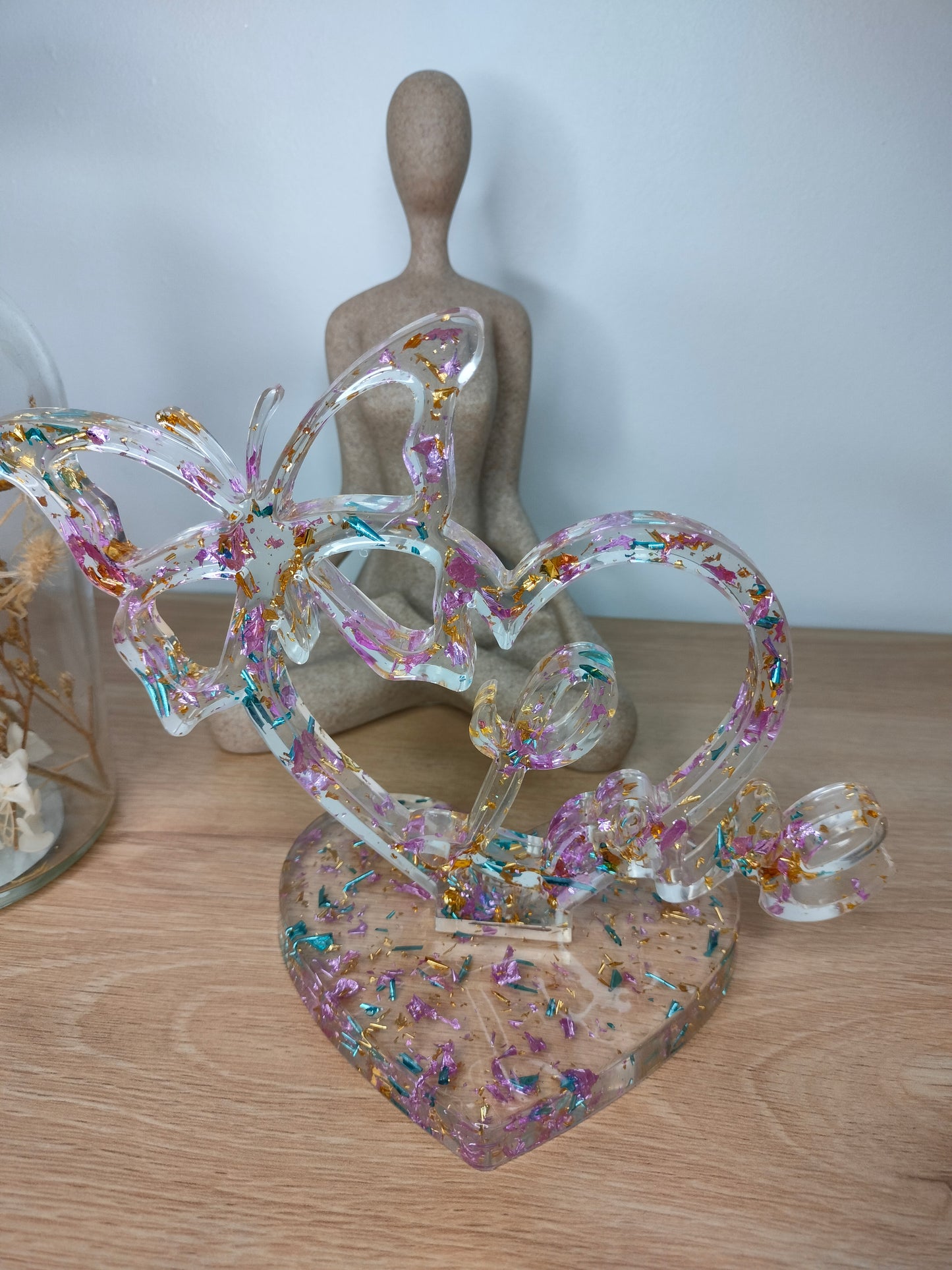 Coeur sur socle