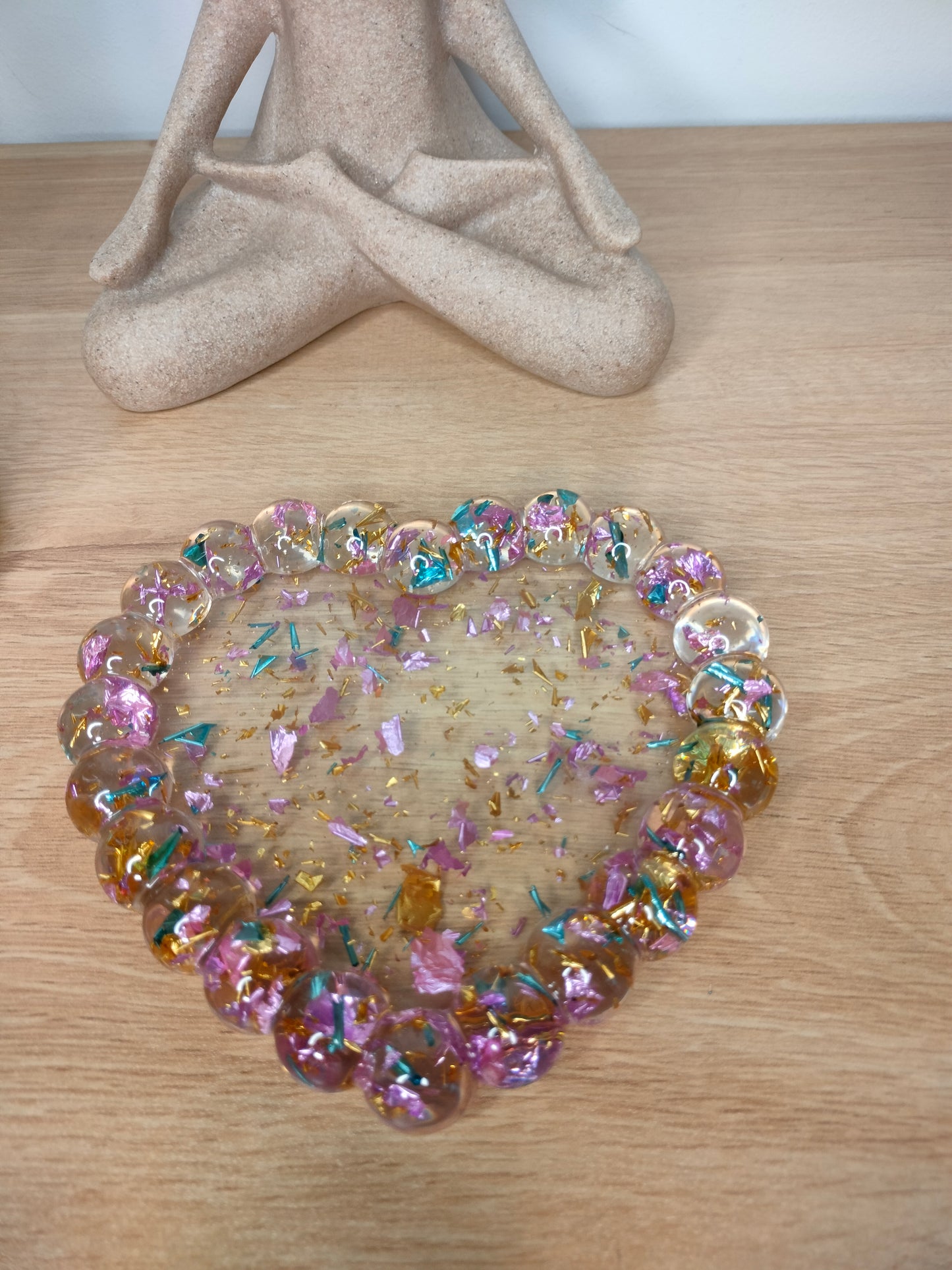 Vide-poches coeur bulles