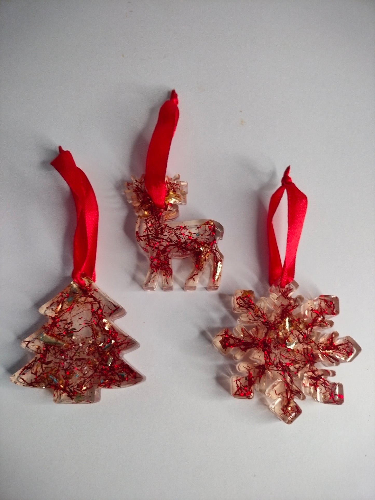 Lot de 3 suspensions de noël