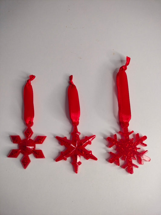 Lot de 3 suspensions de noël