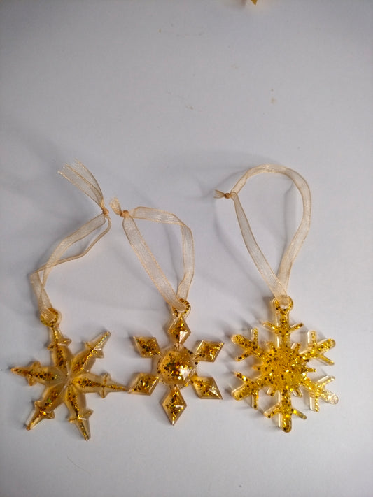 Lot de 3 suspensions de noël