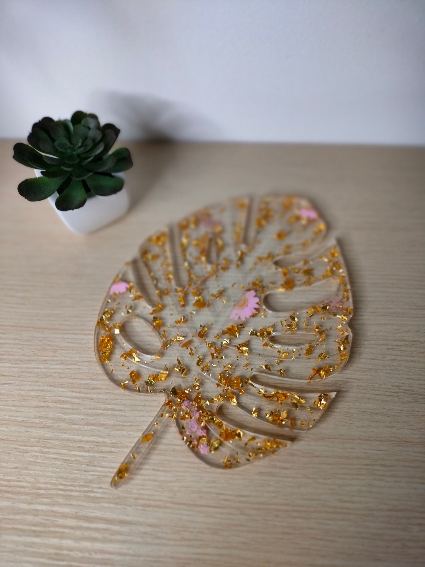 Plateau feuille de monstera