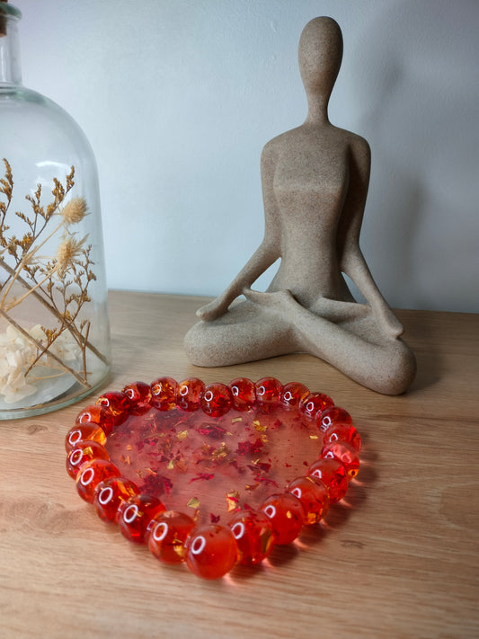 Vide-poches coeur bulles