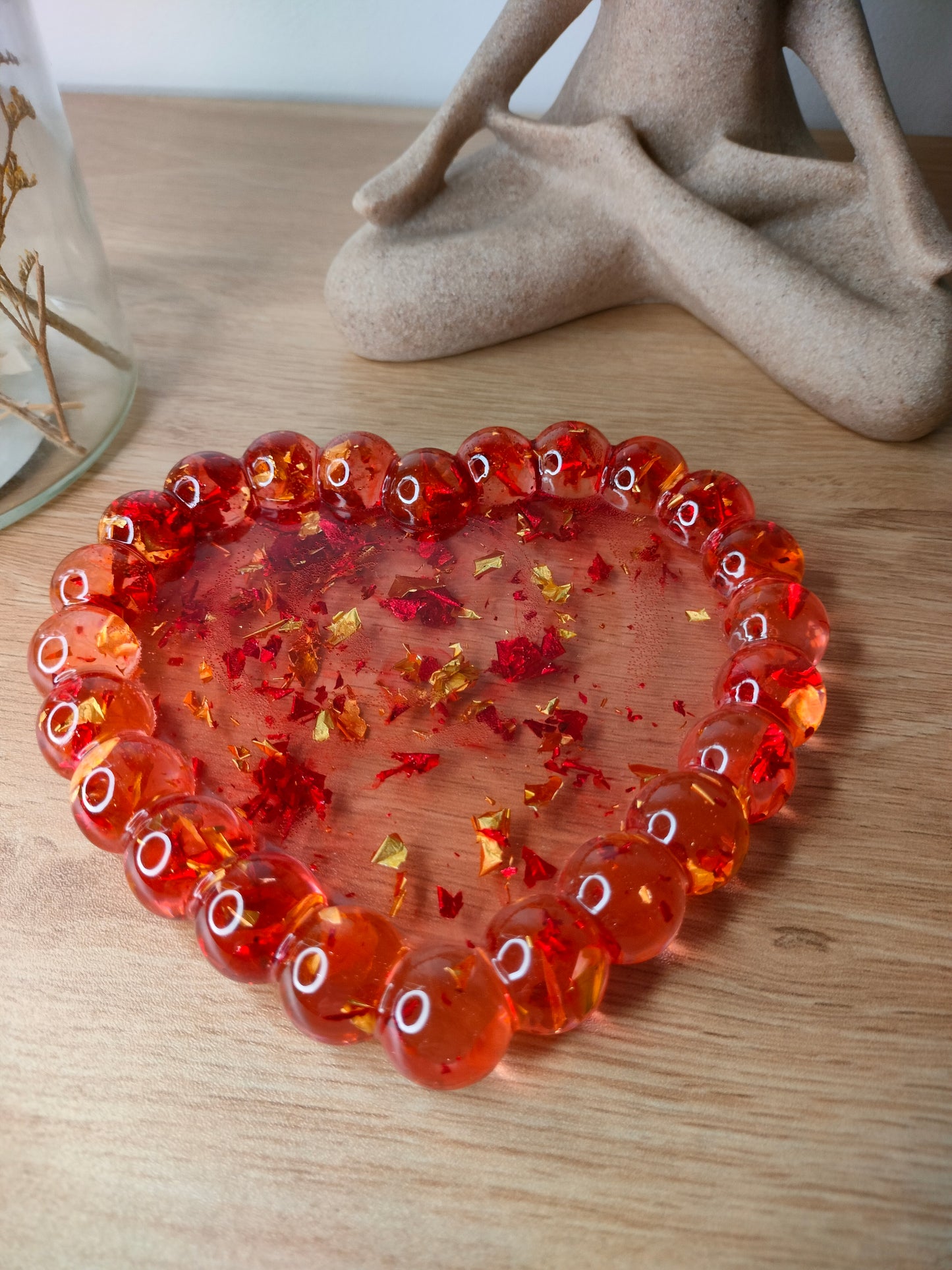 Vide-poches coeur bulles