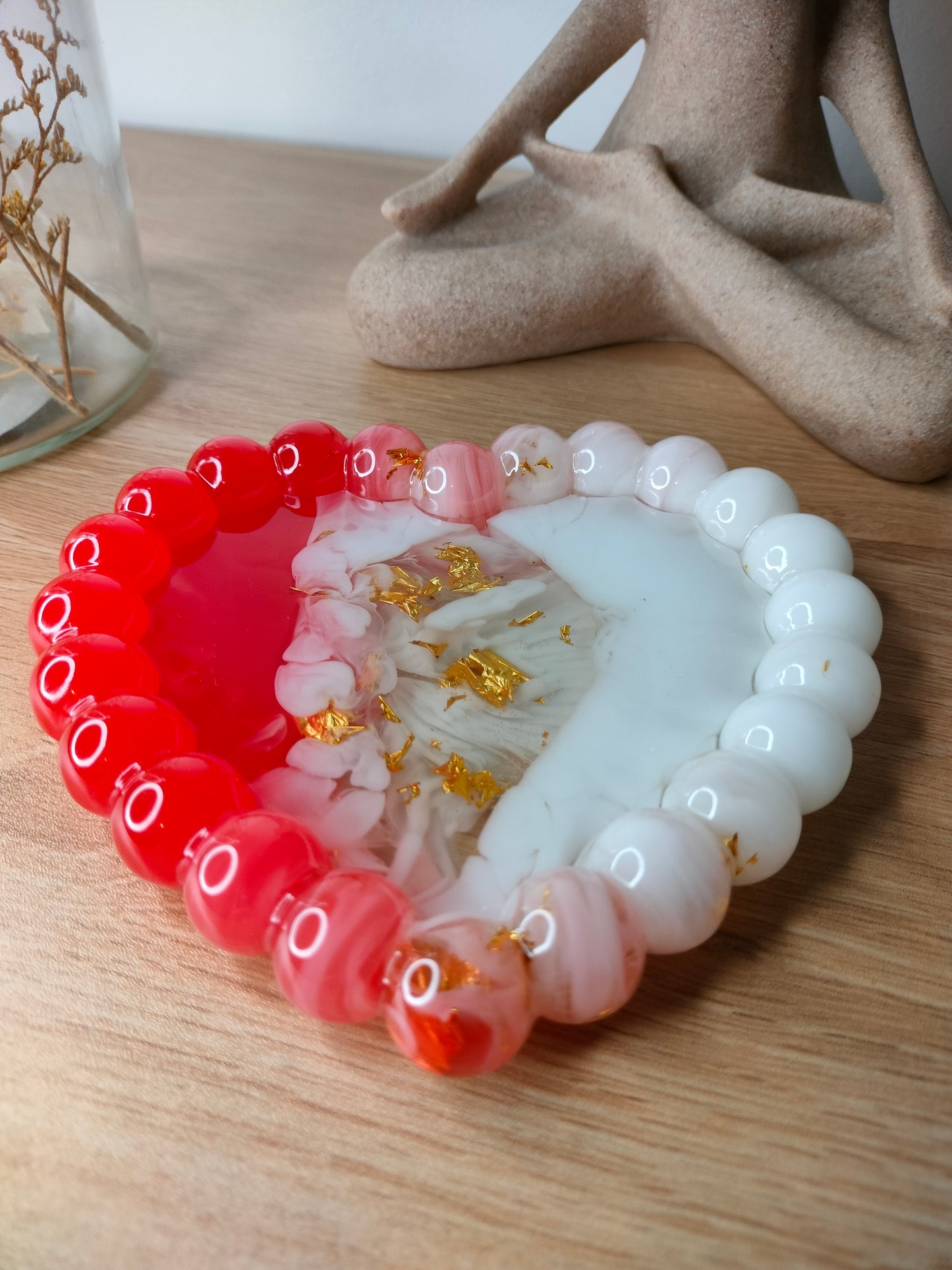 Vide-poches coeur bulles