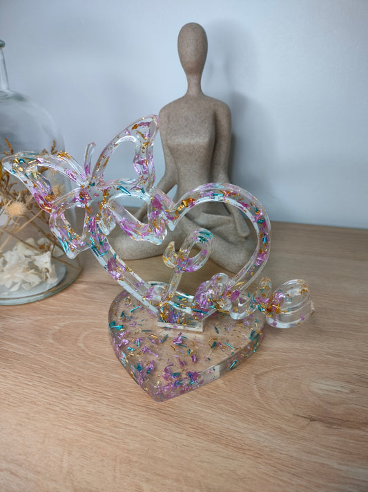 Coeur sur socle