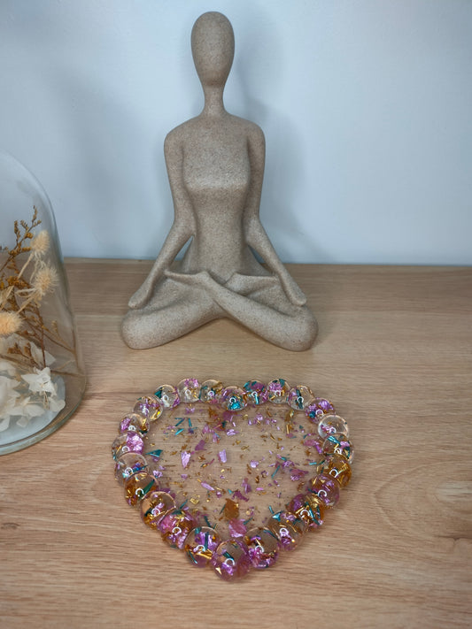 Vide-poches coeur bulles