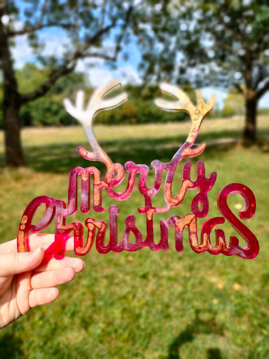 Suspension Merry Christmas