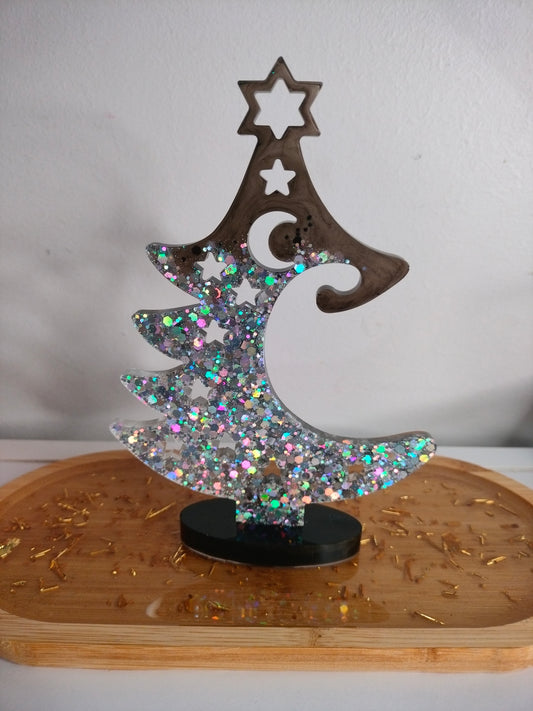 Décoration sapin sur socle
