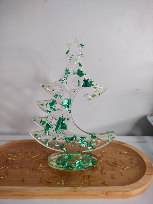 Décoration sapin sur socle