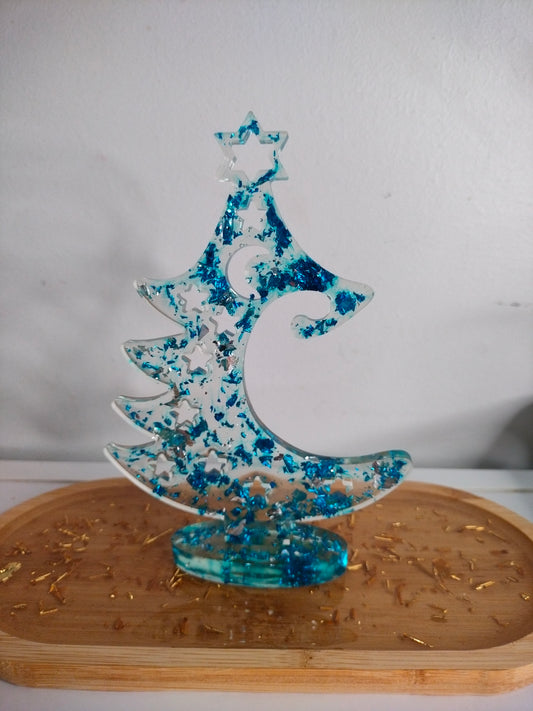 Décoration sapin sur socle